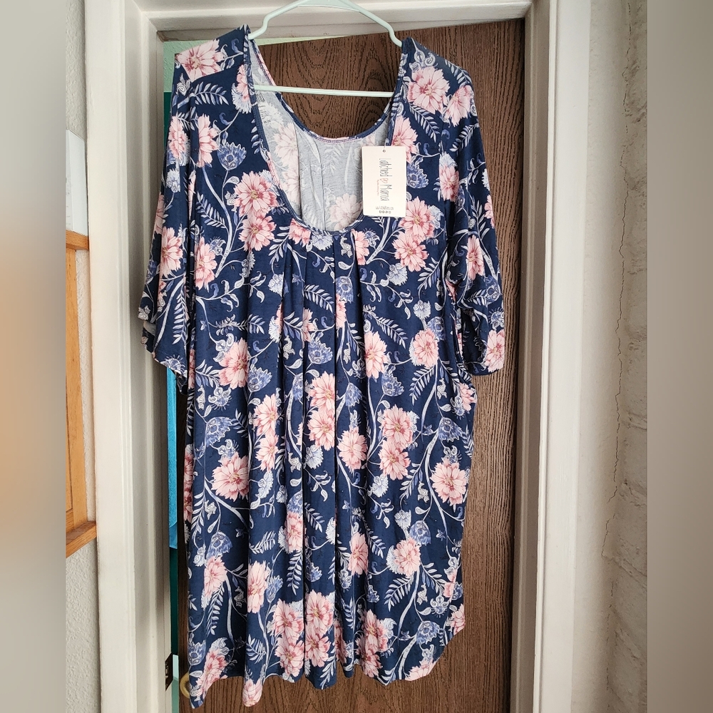 Latched Mama Floral Blouse Nursing Breastfeeding